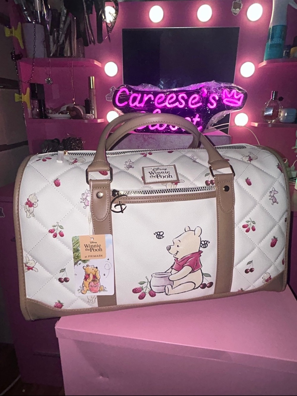 Disney's Winnie the Pooh Quilted Weekender Travel Bag